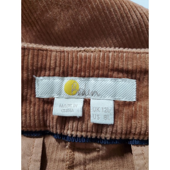 VTG Boden Corduroy Flare Pants Brown High Rise Women's 8 Long Tall Academia - Picture 3 of 10